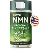 Heth Liposomal NMN Supplement 1000mg, 4-in-1 NAD+ Precursor Supplement | 60 Capsules, with NMN, Taurine, TMG &amp; Resveratrol, NMNH Alternative, Supports Faster Energy Recovery, Third-Party Tested