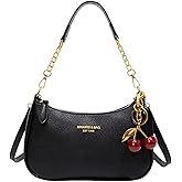 Shoulder Bags for Women Small Purses Crescent Shoulder Bag Cute Cherry Purse Crossbody Handbag Trendy Everyday Bag