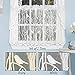 Collections Etc Lace Window Café Curtain Tiers with Songbirds & Branches, Ivory, 56