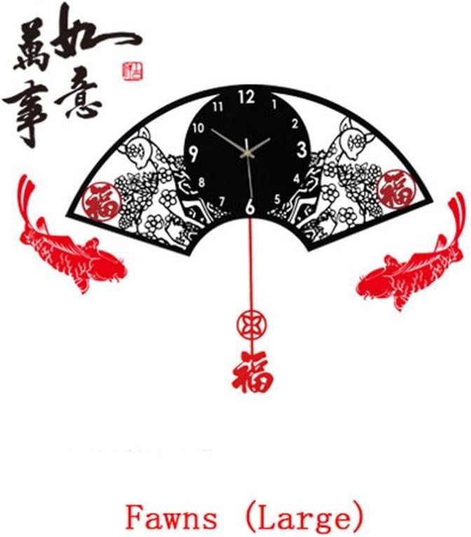 TOYM-Chinese Modern Minimalist Style Pendulum Clock Creative Clock Mute China Quartz Clock
