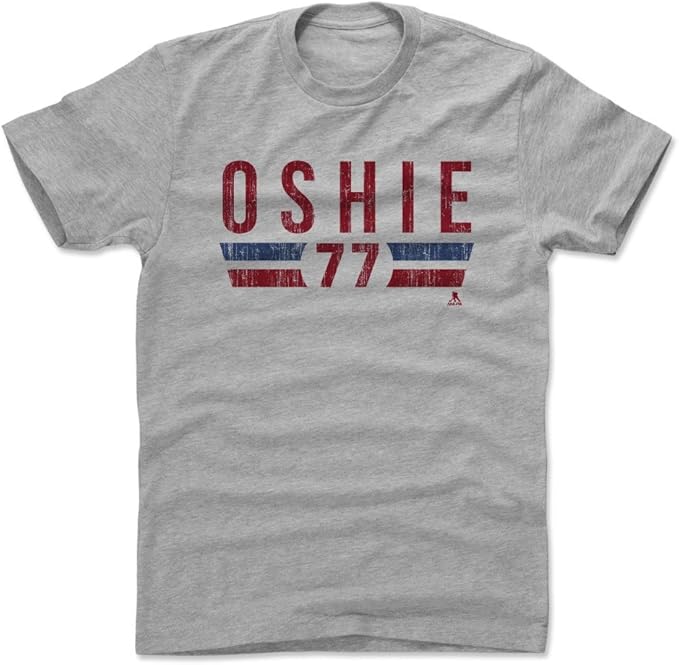 Amazon.com : 500 LEVEL T.J. Oshie Shirt - Washington Hockey Men's Apparel - T.J. Oshie Font 