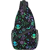 VOOHDDY Crossbody Bag For Women Men Travel Hiking Backpack Sling Shoulder Chest Bags Casual Daypack Purse Sport