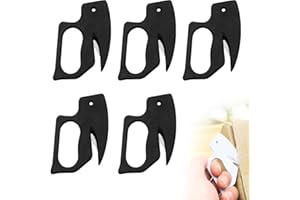 Zheigaoxea 5PC Letter Opener Envelope Slitter, 2026 New Letter Openers Plastic with Blade Envelope Opener Mail Opener for Env