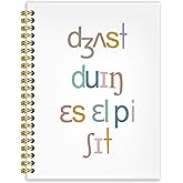 BRRNYOI Funny Speech Therapy Therapist Gifts Notebook Journal 5.5x8.3, Speech Language Pathologist SLP Gifts Journal, Mental Health Office Supplies, SLP Hardcover Spiral Notebooks for Note Taking