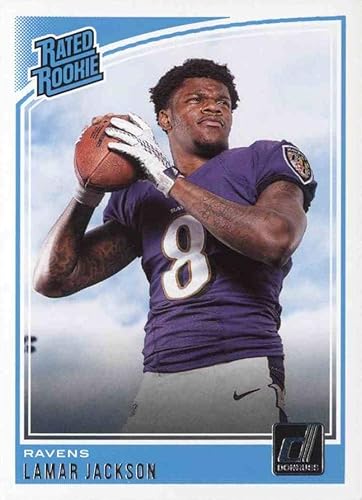 lamar jackson rookie jersey card