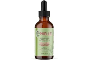'MIELLE Rosemary Mint Scalp & Hair Oil - 59ml Bottle with Dropper Applicator - Infused with Biotin for Daily Use, Scalp Care,