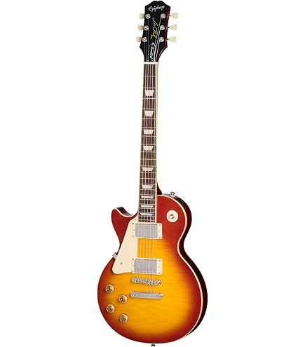 Amazon.com: Epiphone Les Paul Standard 50s, Lefty Heritage Cherry
