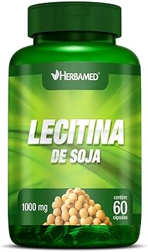 Lecitina de Soja 1000mg 60 Cápsulas - Herbamed, Herbamed