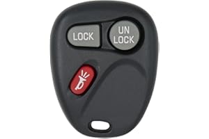 Keyless2Go Replacement for Keyless Entry Car Key Fob Vehicles That Use 3 Button KOBLEAR1XT 15042968 Remote, Self-programming