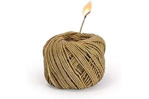 AROPARC Organic Hemp Wick - 250 FT All-Natural Beeswax Coated Hemp Wick, Slow Burn, Eco-Friendly, Perfect for Candle Making, Smokers, and Crafts - 2mm