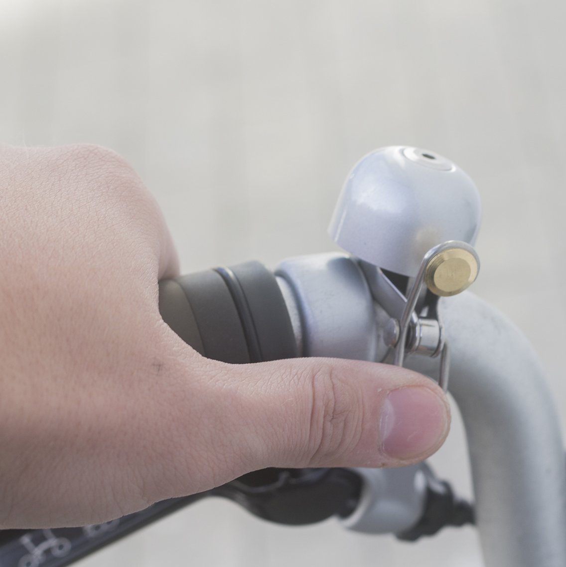 ROCKBROS BROMPTON Vintage Bell Retro M3R M3L ME1 SE1 M2L M2R H3L Steel Copper Custom Accessories Bespoke Brompton GREY