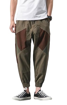 Amazon Piite メンズ サルエルパンツ 春 秋 ジッパー ファスナー 綿