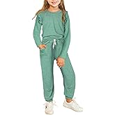 blibean Girls Fall Clothes Sets Fashion Sweatsuit Outfits Size 4-13 Years Old