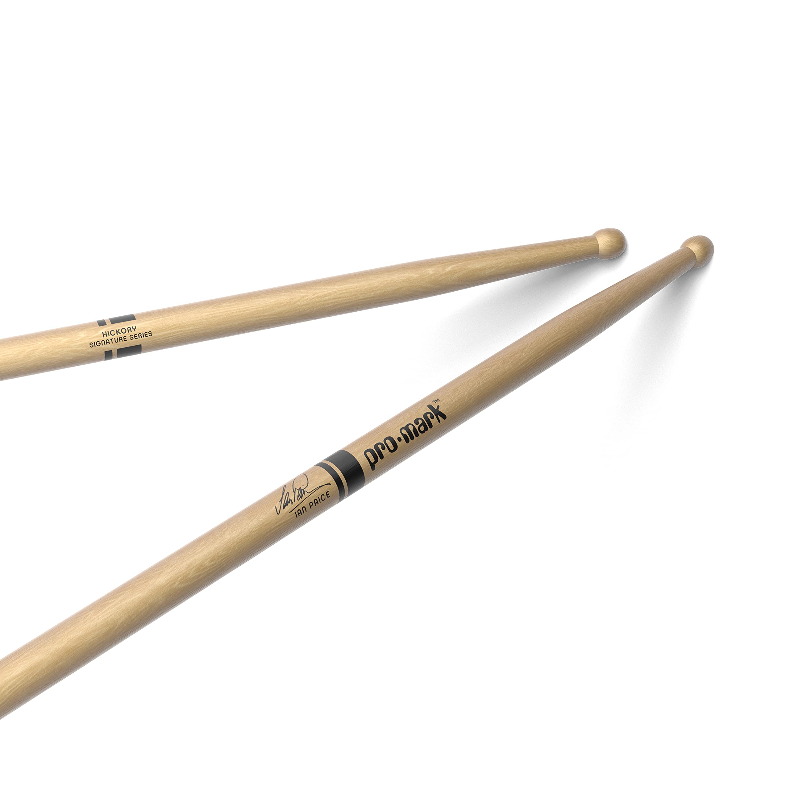 Pro Mark American Hickory 808 Wood Tip Drumsticks in Ian Paice Autograph Model