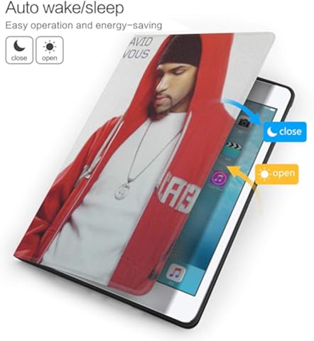 Wehoiweh Cra-Ig David, carcasa antiarañazos delgada y ligera con soporte ajustable, función de reposo/despertador, protección trasera para iPad Air3 10.5 iPad 7ª 10.2 talla única