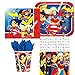 Amscan DC Comics Superhero Girl Birthday Complete Party Tableware Pack for 16, Dinner