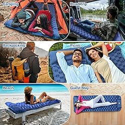 Night Cat Sleeping Air Pad with Pillow Inflatble