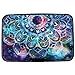 VICHLINE RFID Credit Card Holder Blocking Wallet for Women Men Mini Metal Slim Hard Aluminum Business Card Case (Abstract Mandala)