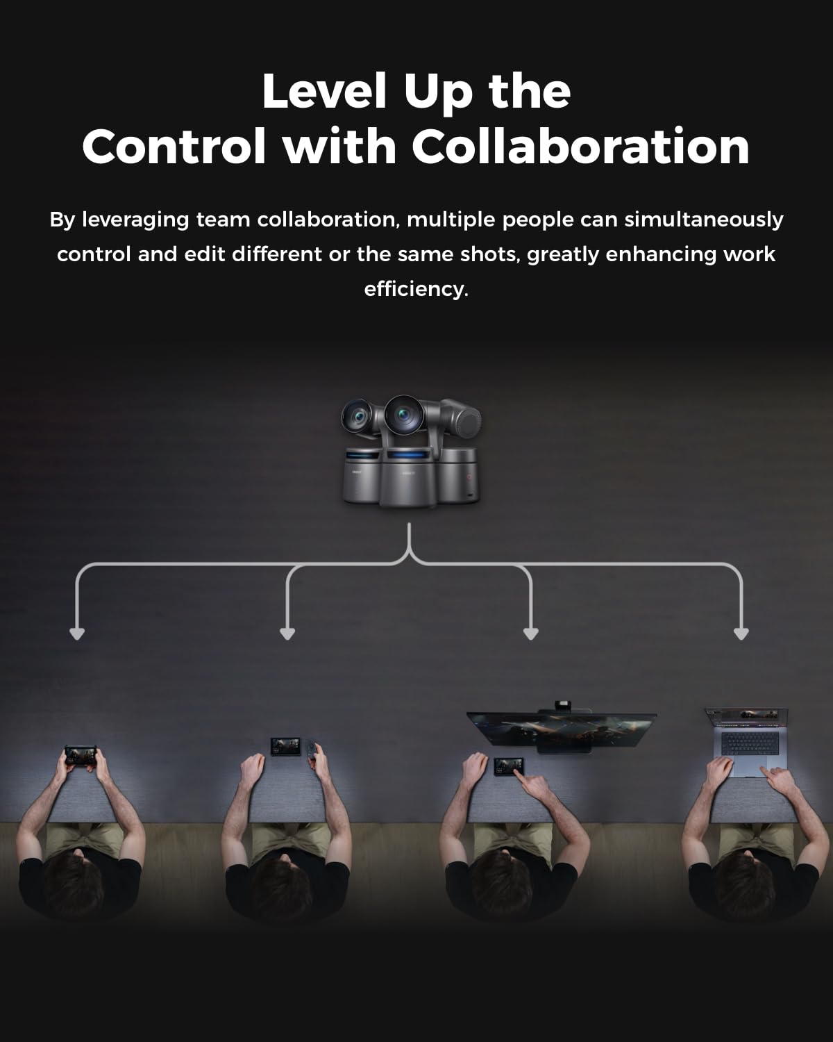 OBSBOT Talent Video Switcher Monitor Encorder Recorder All in One Video Mixer with 7 Video Inputs, Live Streaming to NDI/RTMP/SRT/YouTube and Others Platforms via Wi-Fi, 4G LTE, Ethernet, USB Port.