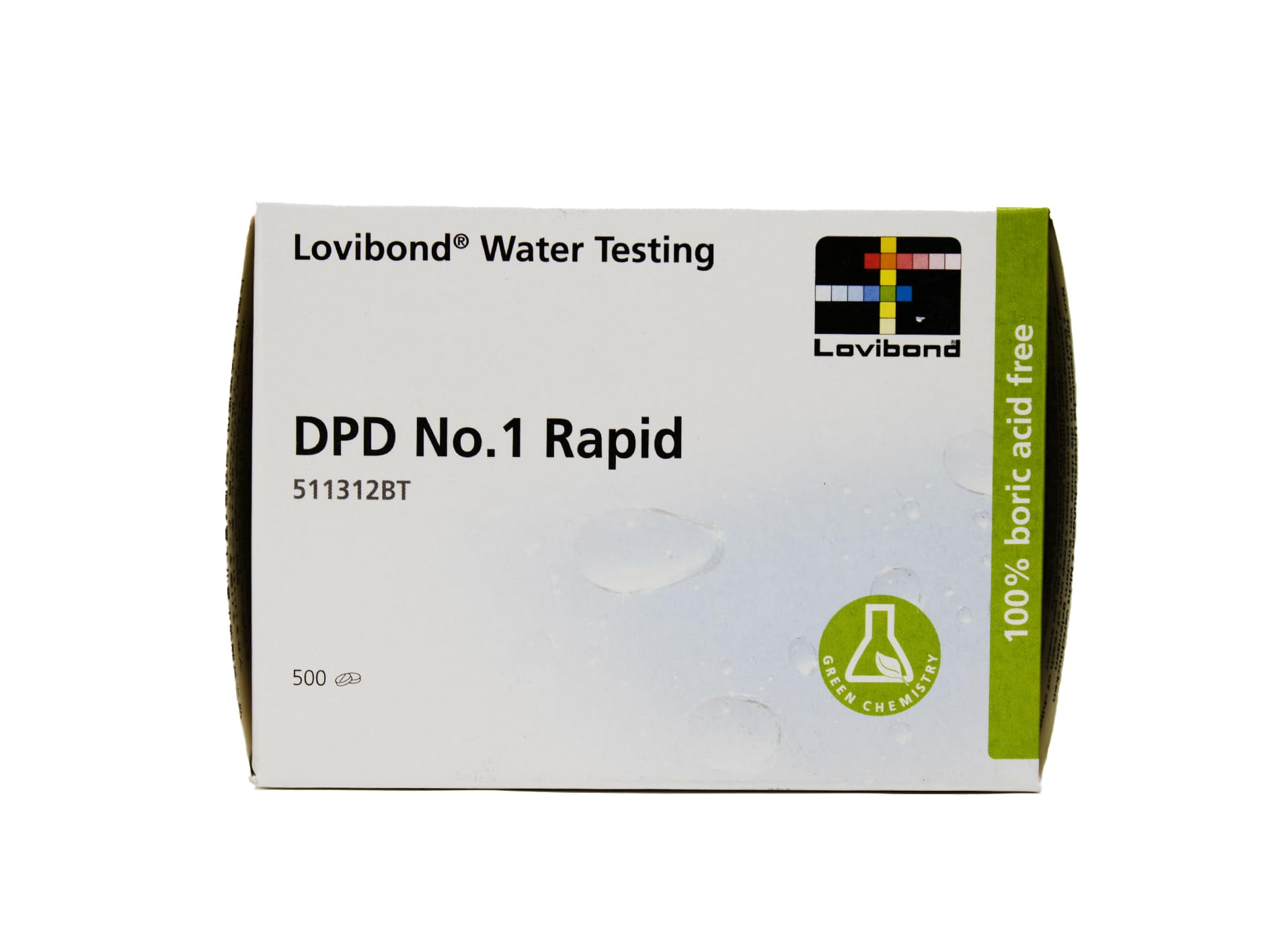 Lovibond - DPD No 1 Rapid Dissolve Tablets | Suitable for Comparator Testing | 500 Tablets, Multicoloured