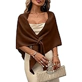 Womens Knitted Shawl Wraps Casual Solid Color Cape Scarf Comfortable Triangle Pashmina Shoulder Sweater