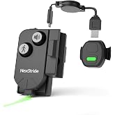 NexStride Portable Audio and Visual Mobility Aid Cane Accessory | Portable Cane Accessory Offers Laser Light and Sound Cueing for Parkinson's and Stroke Walking Improvement