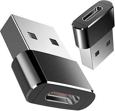 Amazon Usb Type C To Usb オス 変換アダプタ 超小型 データ転送及び充電対応 Usb C To Usb A 変換アダプタ Usb Type C 変換 スマホ パソコン等対応 2個セット ブラック Yffsfdc Usbアダプタ 通販