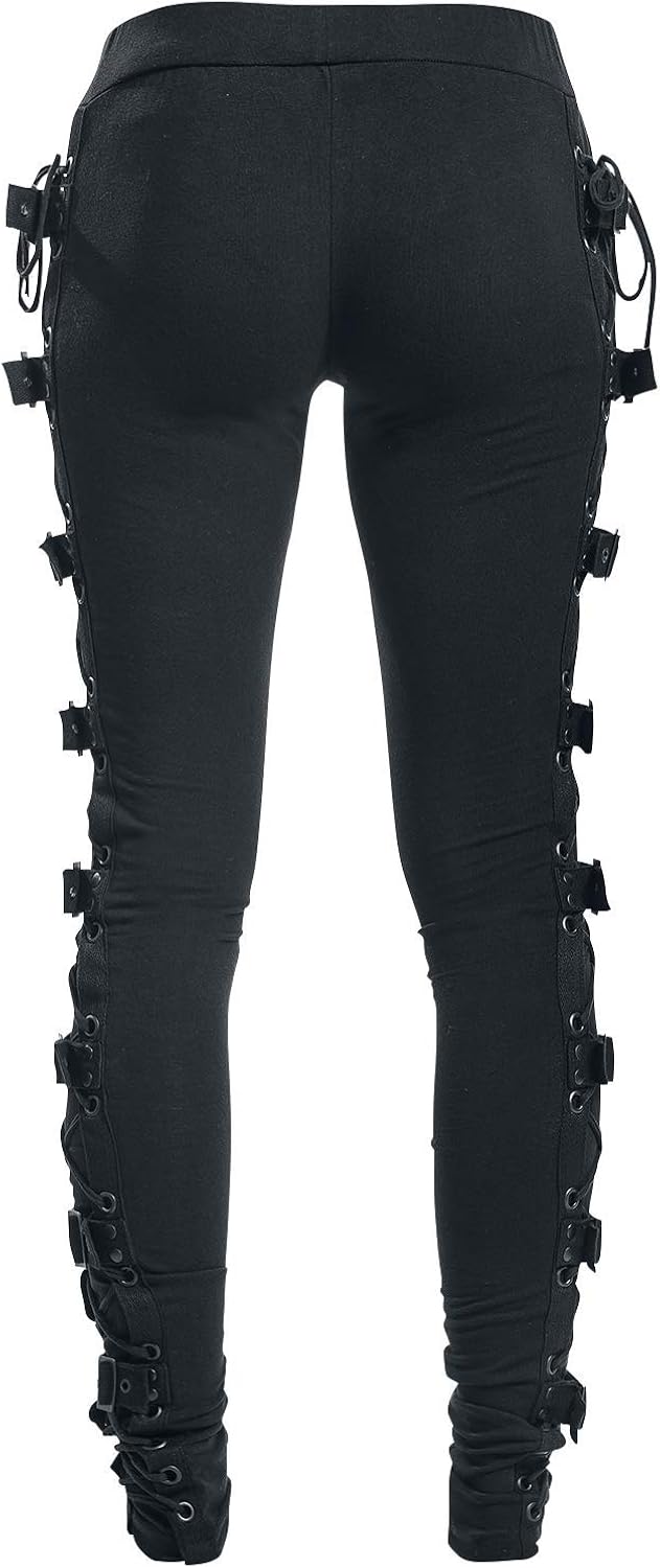 Gothicana by EMP Built for Comfort Donna Leggings Nero Skinny