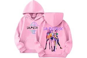 Kpop Hoodie for Girls Cartoon Anime Graphic Hooded Sweatshirt Long Sleeve Cute Pullover Clothes for Kids