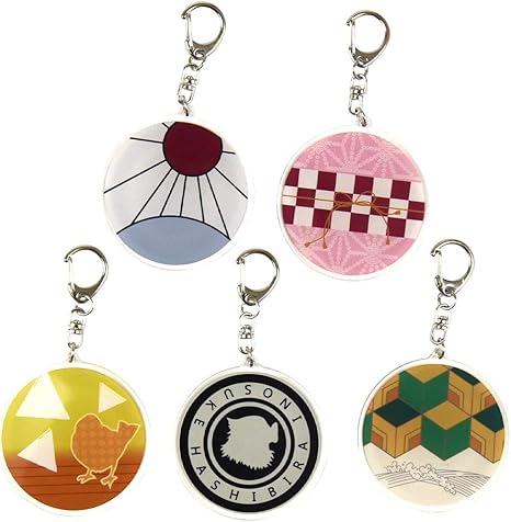 Amazon Masa Gold 鬼滅の刃 キーホルダー 5個セット ポップデザイン キャラモチーフ バックチャーム アニメ アニメ 萌えグッズ 通販