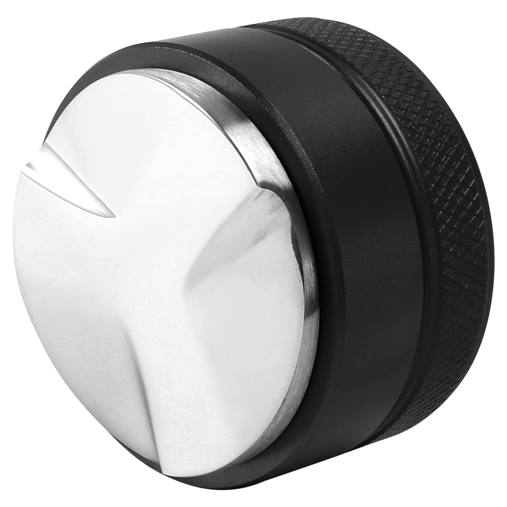 BGFAVCV Espresso 304 Stainless Steel Coffee Distributor Leveler Tool Coffee Tamper with Three Angled Slopes 49mm