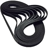 BEMONOC GT2 280-2GT-6 Timing Belt in Closed Loop L=280mm W=6mm 140 Teeth Rubber Drive Belts Pack of 10pcs