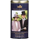 The Republic of Tea: Downton Grantham English Breakfast Black Tea, 36 Tea Bags Tin (Pack of 2)