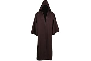 GOTHDEN Golden Service Adult Halloween Costume Tunic Hoodies Robe Cosplay Capes