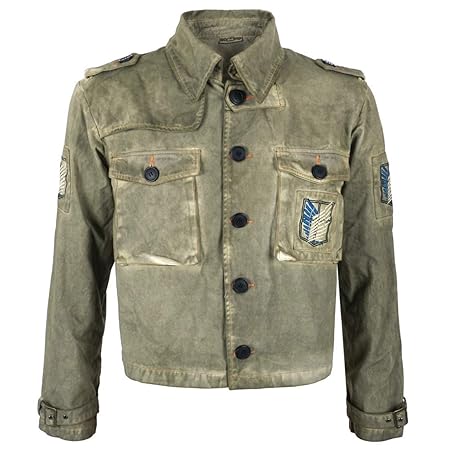 CoolChange Attack on Titan Uniform Jacke des Aufklärungstrupp, Filmversion, Größe: M