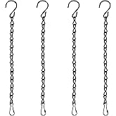 12 Pack 12 Inches Hanging Chain for Bird Feeders, Planters, Birdbaths, Billboards, Lanterns, Chalkboards, Decorative Ornaments (12 Inch 12pc)