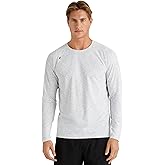 Rhone Reign Mens Long Sleeve Workout Shirts, Anti-Odor, Quick Dry Mens Gym Shirts, UPF 50+