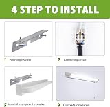 Luxvista LED Bathroom Mirror Light 7W IP44 Pull Cord 6000K Cool White view 5