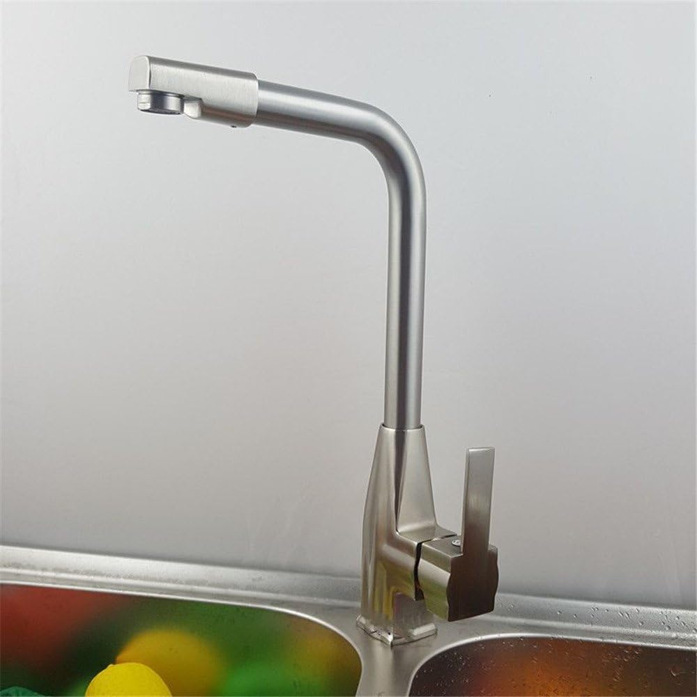 QINLEI Kitchen faucet stainless steel washing basin faucet cold hot water tap water tap water faucet