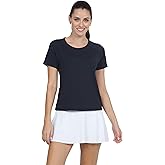 IBKUL Athleisure Wear Sun Protective UPF 50+ Icefil Cooling-Solid Short Sleeve Crew Neck-85000