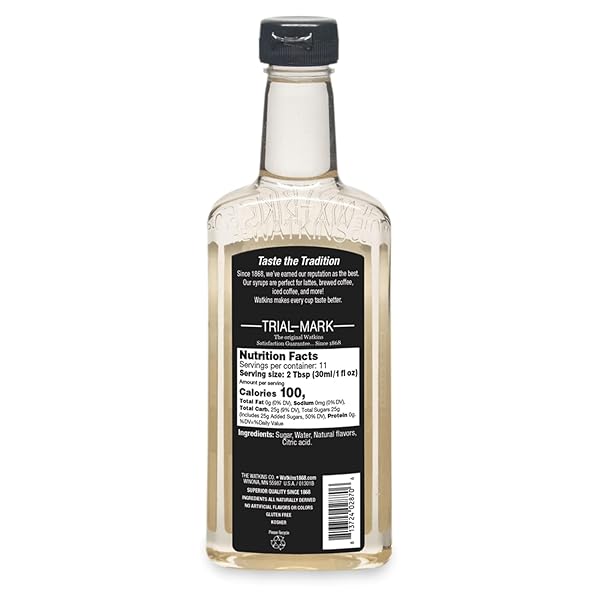 WATKINS CARAMEL COFFEE FLAVORING SYRUP, 11 OUNCE