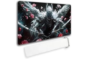 MATPYOS Durable MTG Playmat TCG Playmat with Zone and Locking Edges for MTG Gaming - Includes Waterproof Storage Bag (playmat (59),Without Zone)