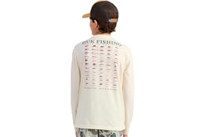 HUK Boys Long Sleeve Graphic Tee, Soft, Comfortable T-Shirt with Fun Fishing Designs for Everyday Wear