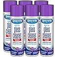 Sprayway Glass Cleaner Lavender Scent Foaming Aerosol Spray, 19oz, Pack of 6 | Ammonia-Free, Streakless, Fast-Acting | Cleans & Polishes Glass Surfaces | Removes Fingerprints, Dust, Dirt, Smoke Film