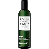 Lazartigue Repair Shampoo, Enriched with Vegetal Keratin, Helps Damage Deep Down & Restructures Hair Fiber, Strengthens Hair and Leaves it Silky Right to the Ends