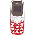Unlocked Smallest Mobile Phone, 2.7in*1.1in BM10 Tiny Mini Mobile with Voice Changer Hands Bluetooth Dialer Phone for Students, Support Dual SIM Card (Red)