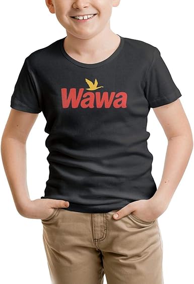 Amazon.com: Wawa Classic-Fit Children's Round-Neck Short Sleeve T-Shirt: Clothing