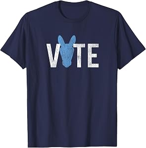 Vote Democrat Distressed Vintage 2024 Election T-Shirt