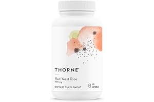 THORNE - Red Yeast Rice (Formerly Choleast-900) - 900mg Red Yeast Rice Extract - Gluten-Free Supplement for Healthy Cholesterol Levels Already in a Normal Range, Heart & Blood Pressure - 120 Capsules