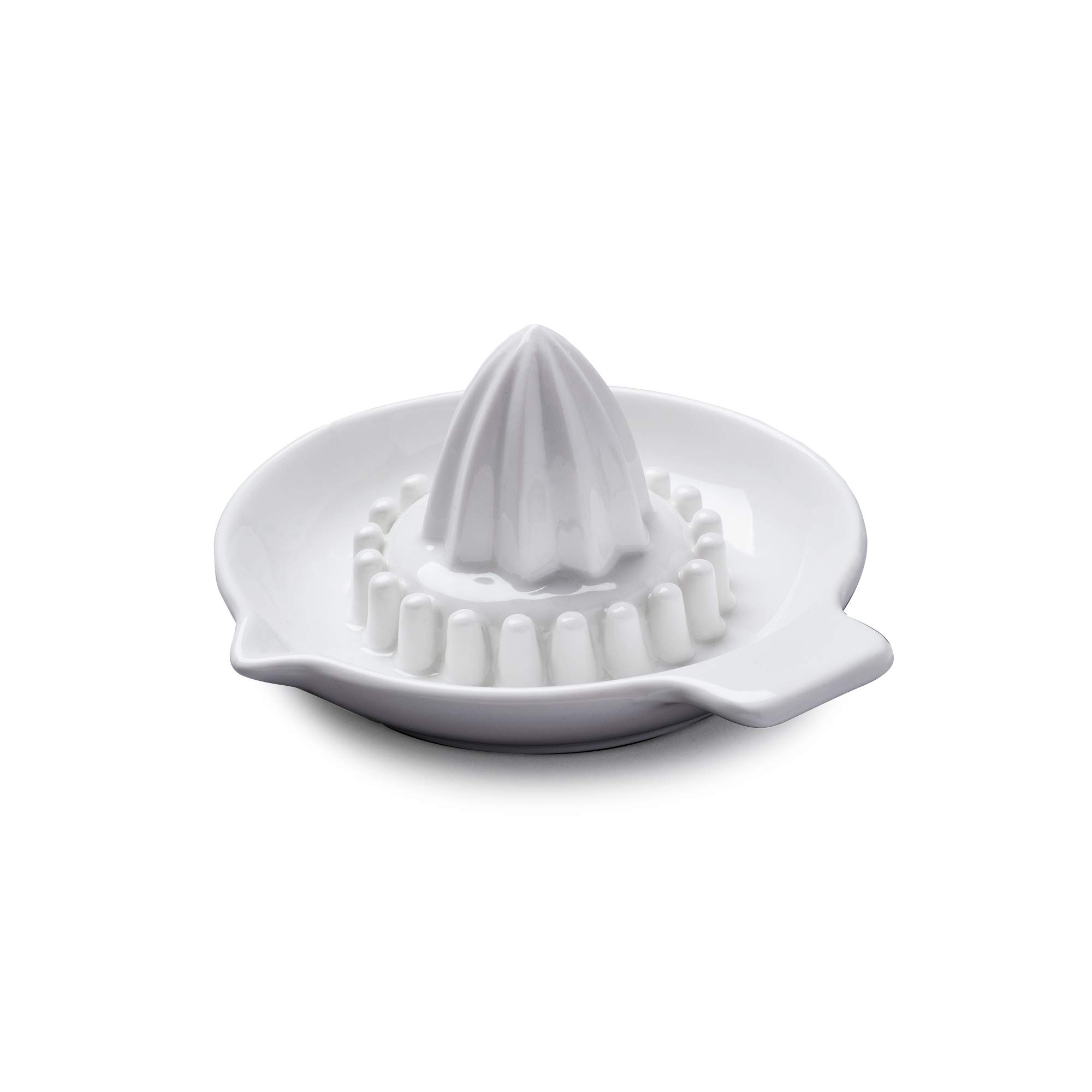 WM Bartleet & Sons 1750 T360 Traditional Porcelain Classic Citrus Juicer/Reamer 16x14cm-White